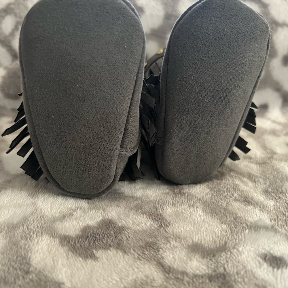 SOLD! NWT Faux Suede Baby Boots are Sold! - Picture 4 of 6